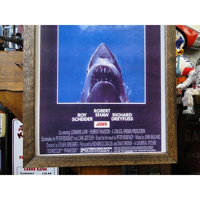 ポスターフレーム　（ジョーズ）　ポスター＆木製フレームのセット ■ アメリカン雑貨 アメリカ雑貨 |  | 02