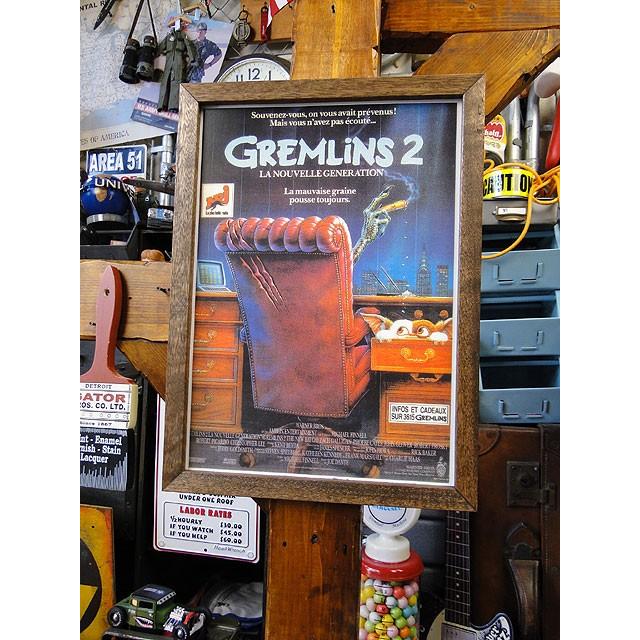 爆買い新作 ポスターフレーム グレムリン2 アメリカ雑貨 アメリカン雑貨 オープニング 大放出セール