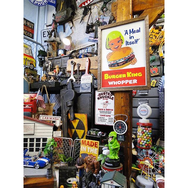 ポスターフレーム　（バーガーキング/ワッパー）　ポスター＆木製フレームのセット ■ アメリカン雑貨 アメリカ雑貨 |  | 06
