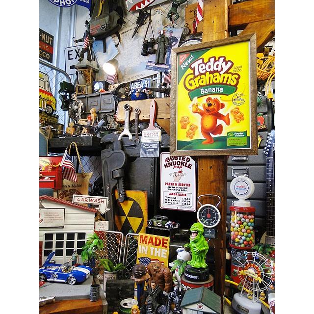 ポスターフレーム （テディグラハム/ダンシング） ポスター＆木製