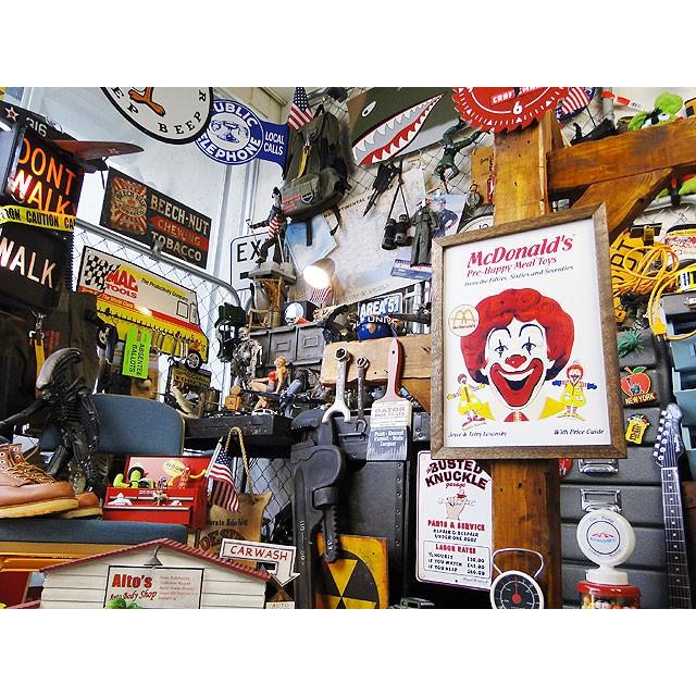 ポスターフレーム　（マクドナルド/ロナルド）　ポスター＆木製フレームのセット ■ アメリカン雑貨 アメリカ雑貨 |  | 05