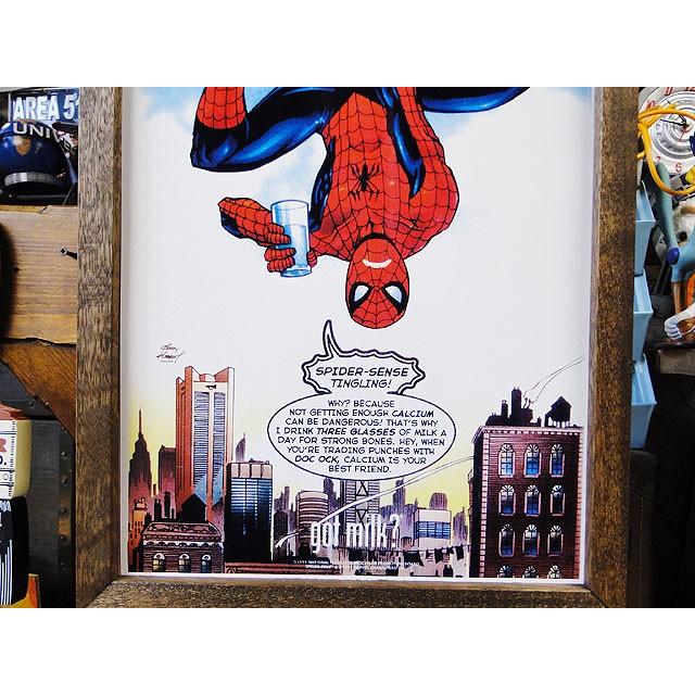 ポスターフレーム　（スパイダーマン/ゴットミルク）　アメリカ雑貨　アメリカン雑貨 |  | 02