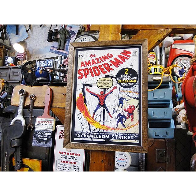 ポスターフレーム　（アメイジング・スパイダーマン/カメレオンストライク）　■ アメリカン雑貨 アメリカ雑貨 |  | 03