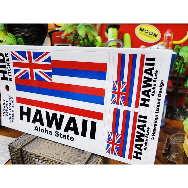 ハワイ州旗　ステッカー　（3連セット）　アメリカ雑貨　アメリカン雑貨 |  | 01