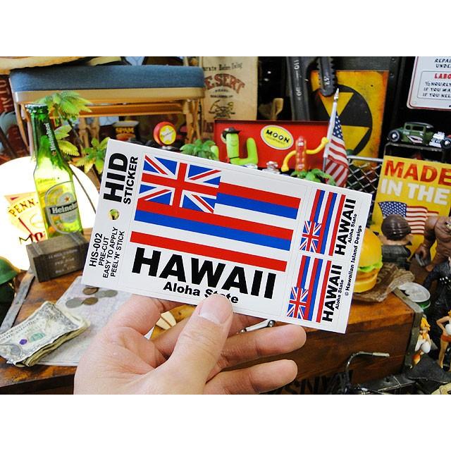ハワイ州旗　ステッカー　（3連セット）　アメリカ雑貨　アメリカン雑貨 |  | 02