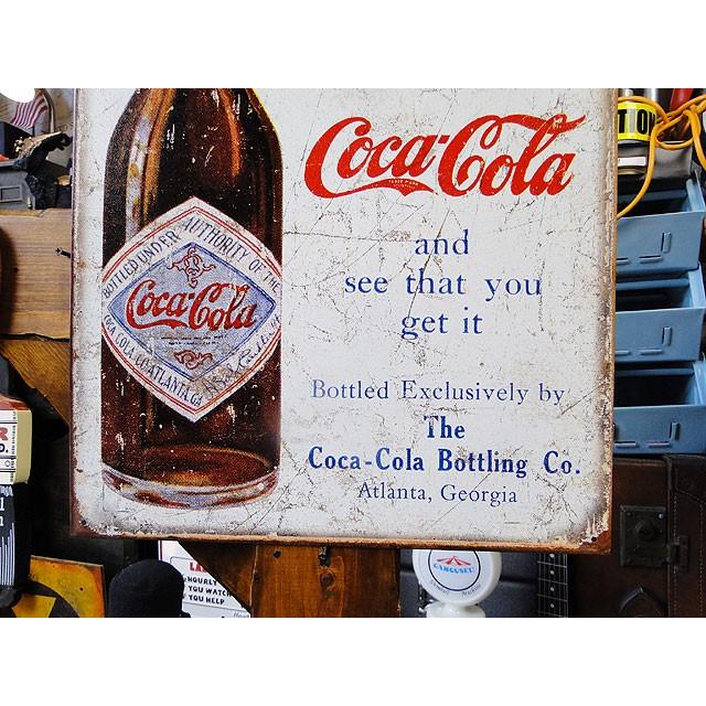 コカ・コーラ　ブリキ看板　（Call for Genuine）　アメリカ雑貨　アメリカン雑貨 | Coca Cola | 02