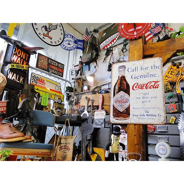 コカ・コーラ　ブリキ看板　（Call for Genuine）　アメリカ雑貨　アメリカン雑貨 | Coca Cola | 05