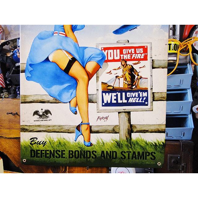 ピンナップガール＆戦闘機　U.S.ヘヴィースチールサイン　（F4U　コルセア）　アメリカ雑貨　アメリカン雑貨 爆買 |  | 02