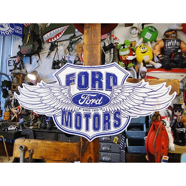 ド迫力！特大サイズ看板　フォード　ビッグサイズサイン　（ウイングロゴ） アメリカ雑貨 | 