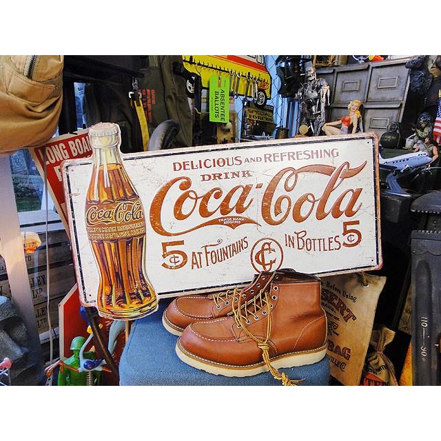 ド迫力！特大サイズ看板　コカ・コーラ　ビッグサイズサイン　（デリシャス5セント） | Coca Cola