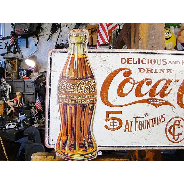 ド迫力！特大サイズ看板　コカ・コーラ　ビッグサイズサイン　（デリシャス5セント） | Coca Cola | 02