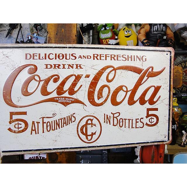 ド迫力！特大サイズ看板　コカ・コーラ　ビッグサイズサイン　（デリシャス5セント） | Coca Cola | 03