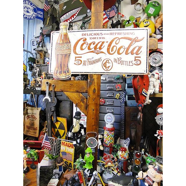 ド迫力！特大サイズ看板　コカ・コーラ　ビッグサイズサイン　（デリシャス5セント） | Coca Cola | 05