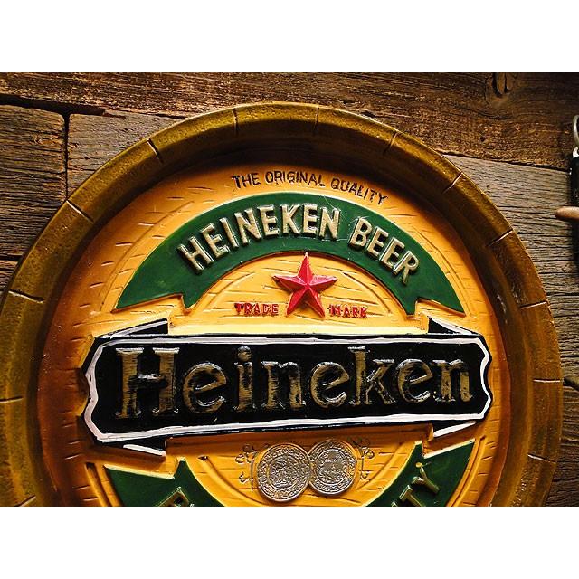 新品！アメリカン雑貨！ハイネケン樽風ウォールデコ/壁掛け クラシックバレルオブジェ ハイネケン Heineken 壁掛け 樽型