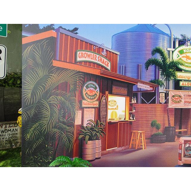 ハワイアン　キャンバスアート　（コナビールファクトリー）　栗山義勝　アメリカン雑貨 アメリカ雑貨 |  | 01