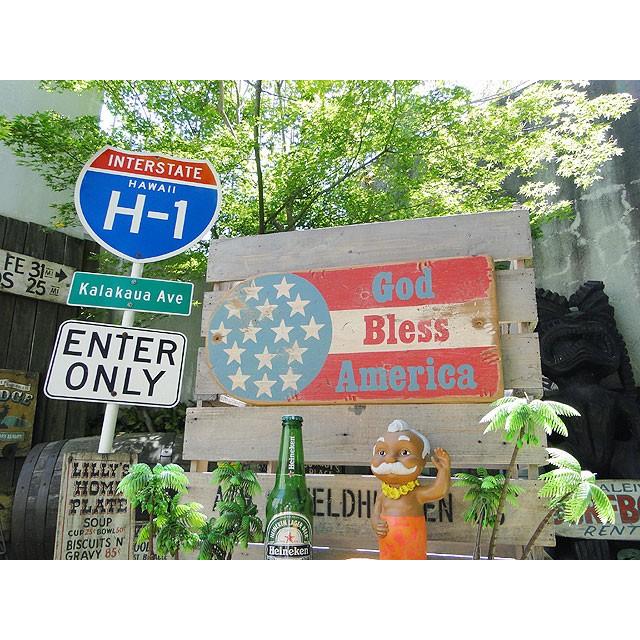 ゴッドブレス・アメリカ　木製看板　アメリカ雑貨　アメリカン雑貨 |  | 07