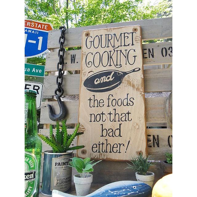 グルメクッキング　木製看板　アメリカ雑貨　アメリカン雑貨 |  | 04