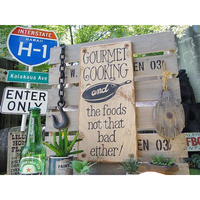 グルメクッキング　木製看板　アメリカ雑貨　アメリカン雑貨 |  | 05