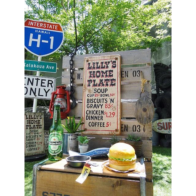 リリーズホームプレート　木製看板　アメリカ雑貨 アメリカン雑貨 |  | 07