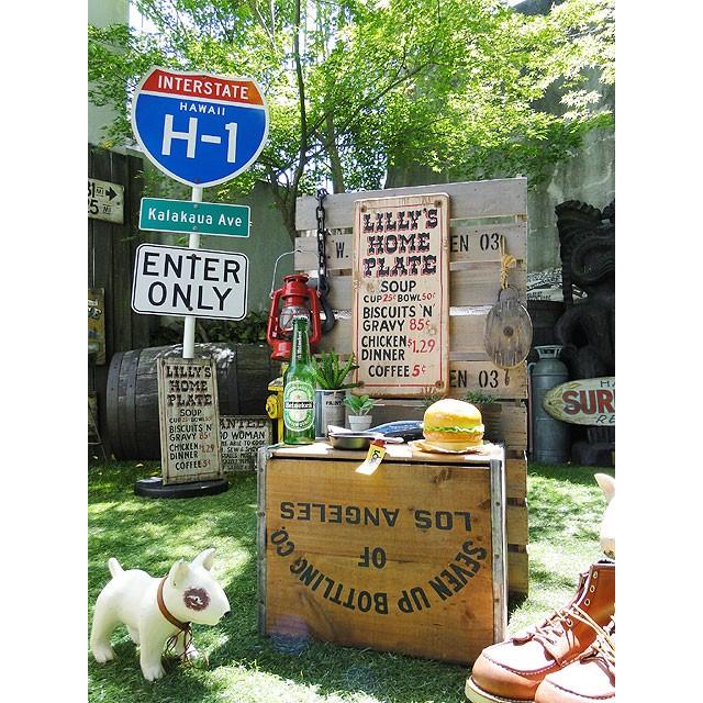 リリーズホームプレート　木製看板　アメリカ雑貨 アメリカン雑貨 |  | 09