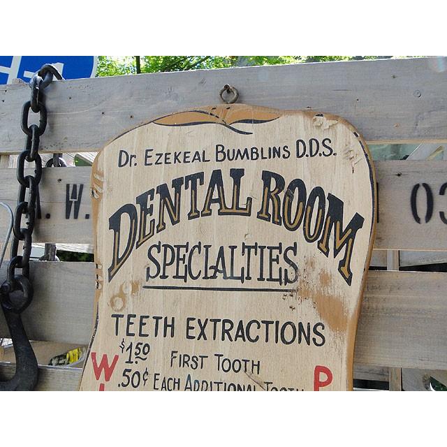 デンタルルーム　木製看板　アメリカ雑貨　アメリカン雑貨 |  | 01