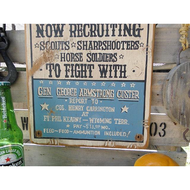 U.S.アーミー　第七騎兵連隊　木製看板　アメリカ雑貨　アメリカン雑貨 |  | 02