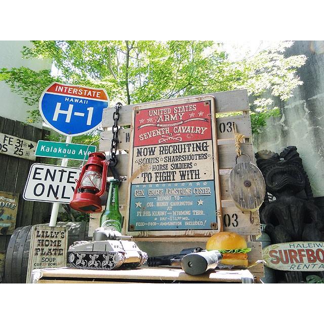 U.S.アーミー　第七騎兵連隊　木製看板　アメリカ雑貨　アメリカン雑貨 |  | 09