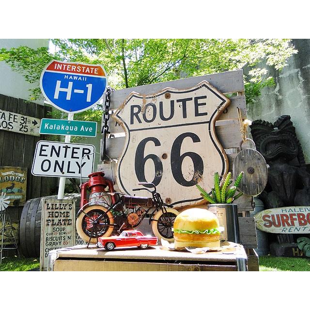 ルート66　ロードサイン木製看板　アメリカ雑貨　アメリカン雑貨 |  | 10