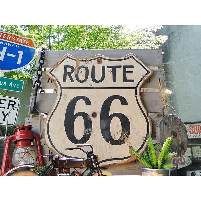 ルート66　ロードサイン木製看板　アメリカ雑貨　アメリカン雑貨 |  | 06