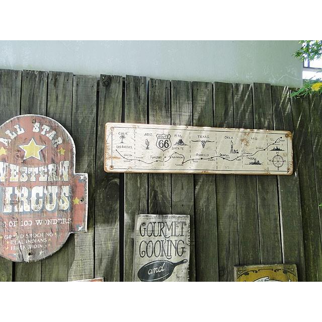ルート66マップ　木製看板　アメリカ雑貨　アメリカン雑貨 |  | 10
