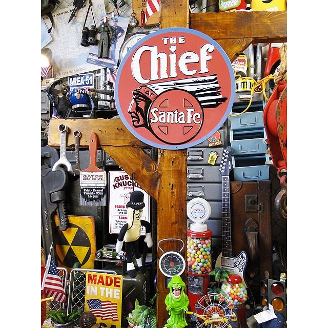 サンタフェ　チーフ　エンボス　ティンサイン　アメリカ雑貨　アメリカン雑貨 |  | 03