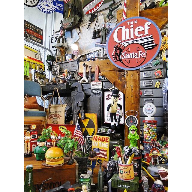 サンタフェ　チーフ　エンボス　ティンサイン　アメリカ雑貨　アメリカン雑貨 |  | 05