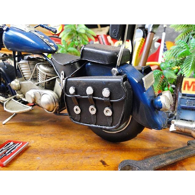 ハーレー　ブリキオブジェ　（ブルー）　■ アメリカン雑貨 アメリカ雑貨　harley davidson　ミニカー　モデルカー　男前インテリア | Harley Davidson | 07
