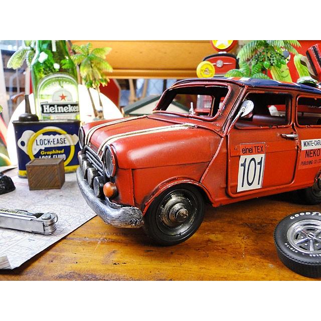 ミニクーパー ブリキオブジェ アメリカ雑貨 アメリカン雑貨 爆買