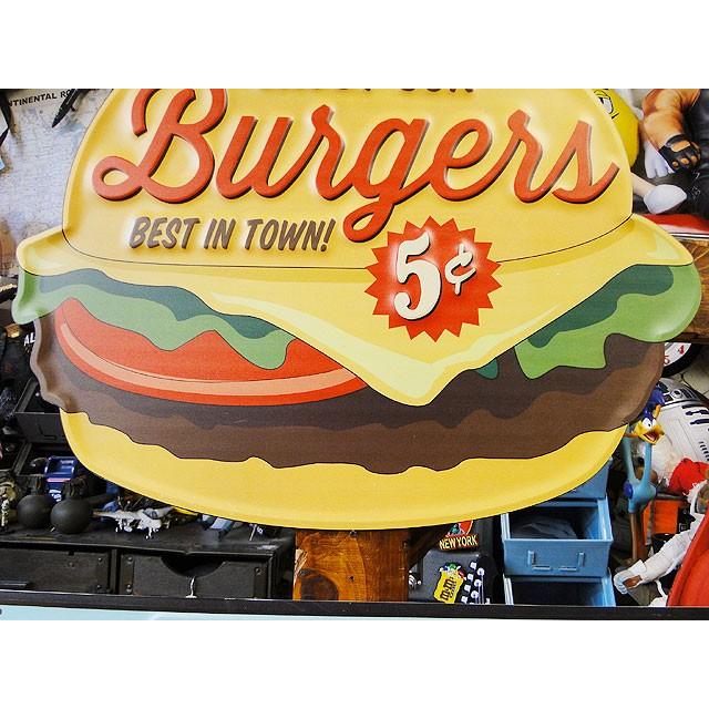 ビッグサイズ　ハンバーガー　エンボス　ティンサイン　アメリカ雑貨　アメリカン雑貨 |  | 02