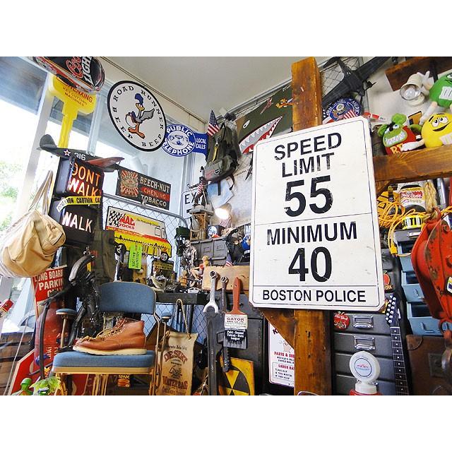 ★稀少な絶盤品★ スピードリミット55マイル　U.S.ヘヴィースチールサイン　アメリカン雑貨 アメリカ雑貨 爆買_7