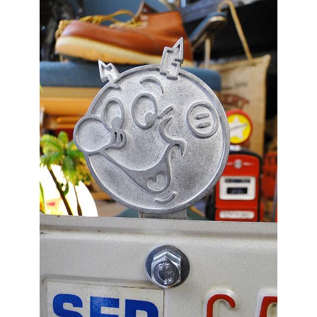 ナンバープレート　カーバッジ　（レディキロワット/シルバー）　アメリカ雑貨　アメリカン雑貨 |  | 01