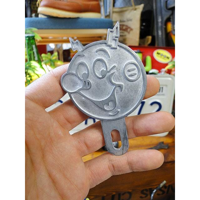 ナンバープレート　カーバッジ　（レディキロワット/シルバー）　アメリカ雑貨　アメリカン雑貨 |  | 02