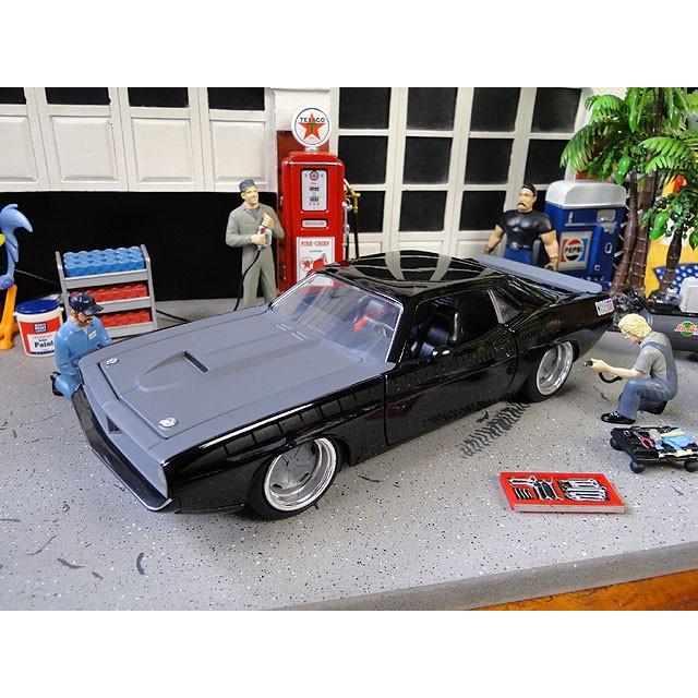 Jada　映画　ワイルドスピード　ダイキャストミニカー　1/24スケール　（レティ/プリムス　バラクーダ　1970　ブラック）　アメリカ雑貨 | 