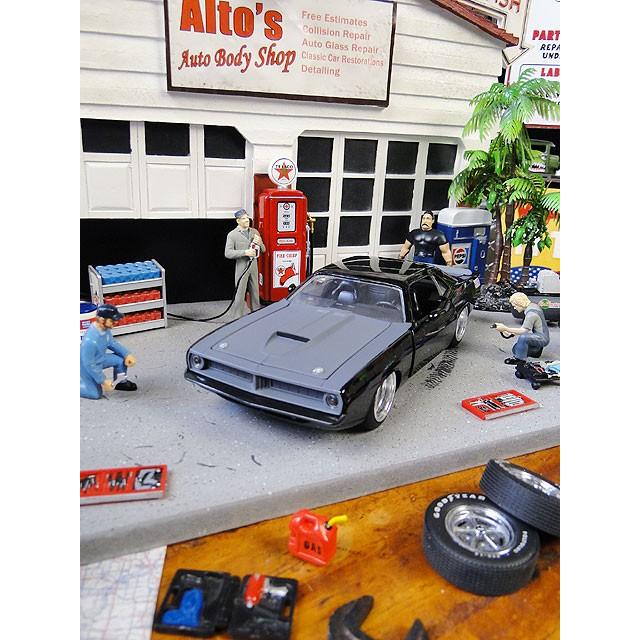 Jada　映画　ワイルドスピード　ダイキャストミニカー　1/24スケール　（レティ/プリムス　バラクーダ　1970　ブラック）　アメリカ雑貨 |  | 09