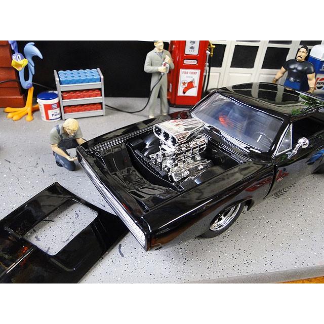 Jada　映画　ワイルドスピード　ダイキャストミニカー　1/24スケール　（ドム/ダッジ　チャージャーR/T　1970　ブラック）　アメリカ雑貨 |  | 04
