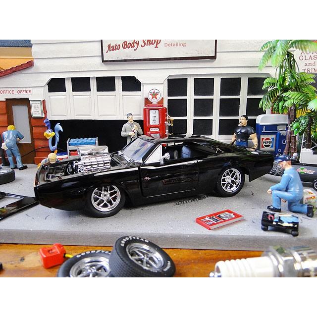 Jada　映画　ワイルドスピード　ダイキャストミニカー　1/24スケール　（ドム/ダッジ　チャージャーR/T　1970　ブラック）　アメリカ雑貨 |  | 06