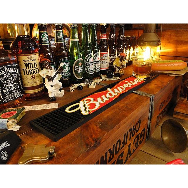 バーマット （バドワイザー/ブラック） アメリカ雑貨 アメリカン雑貨