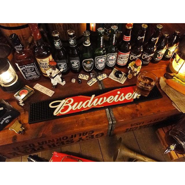 バーマット （バドワイザー/ブラック） アメリカ雑貨 アメリカン雑貨