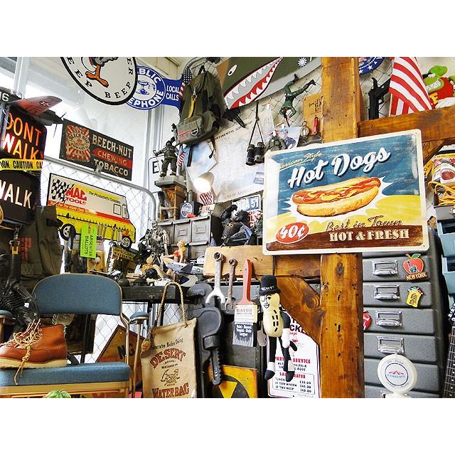 ホットドッグ　エンボス　ティンサインL　アメリカ雑貨　アメリカン雑貨 |  | 05