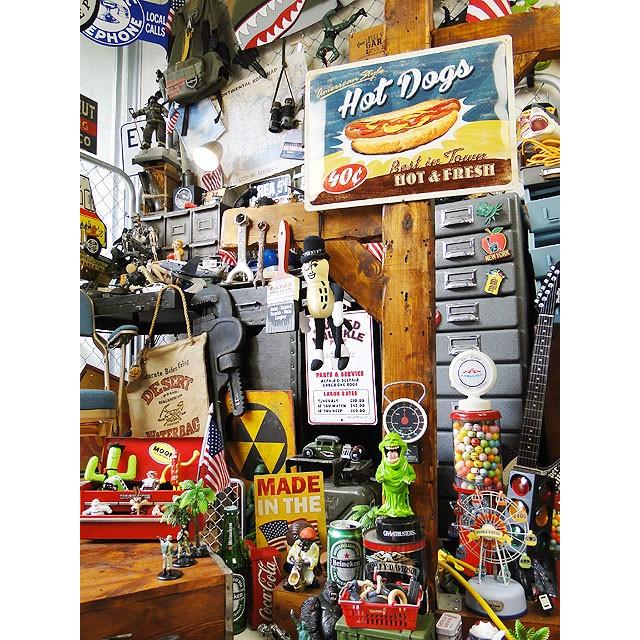 ホットドッグ　エンボス　ティンサインL　アメリカ雑貨　アメリカン雑貨 |  | 06