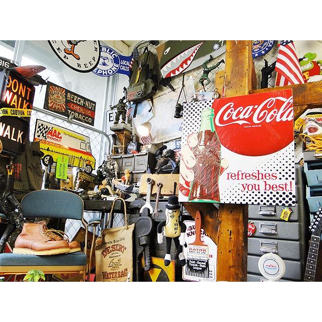 Coca Cola（コカコーラ） キャンバスアートサイン （コンツアーボトル
