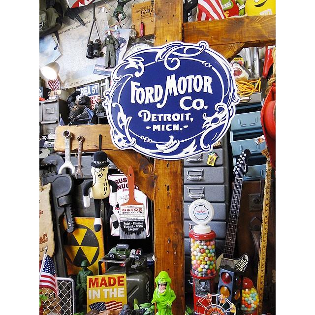 フォードモーターカンパニー　ブリキ看板 ■ アメリカン雑貨 アメリカ雑貨 サインプレート ティンサインボード |  | 04