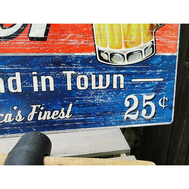 ド迫力！特大サイズ看板　コールドビアー　U.S.ヘヴィースチールサイン　XLサイズ 　アメリカ雑貨　アメリカン雑貨 |  | 04