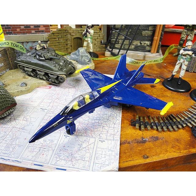 アメリカ軍の戦闘機モデルエアプレーン　（F-18　ブルーエンジェルズ）　アメリカ雑貨　アメリカン雑貨｜candytower